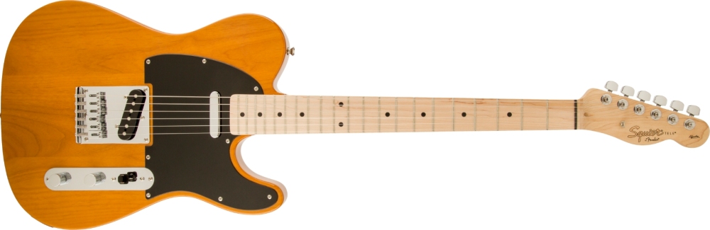 Squier Telecaster Affinity Butterscotch Blonde black guard