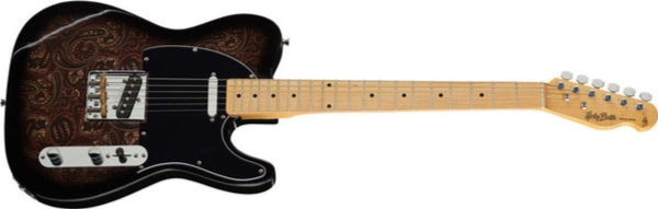 Harley Benton TE-70 Black Paisly Telecaster