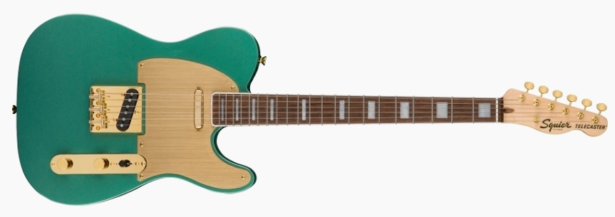 Squier Telecaster 40th Anniversary Gold Edition Sherwood Green