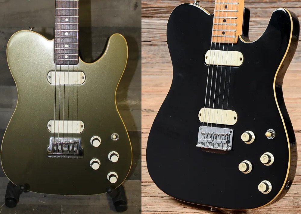 Fender Telecaster elite 1983 black et Aztec